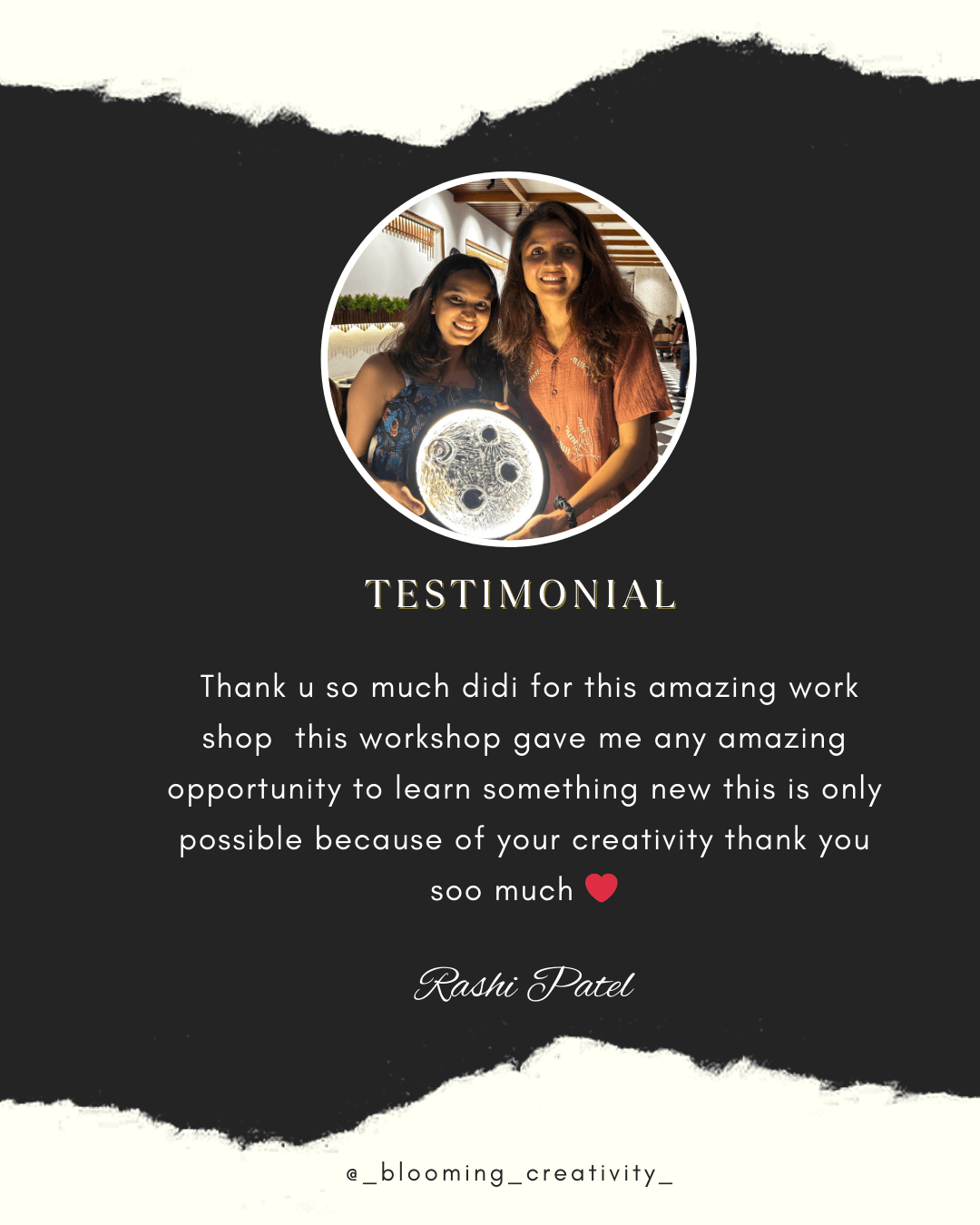 Artists of all ages enjoying a Blooming Creativity event